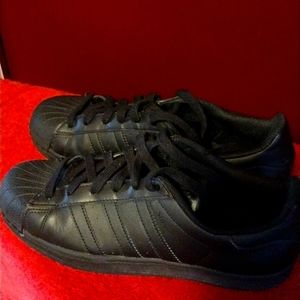 Black shell toe Adidas